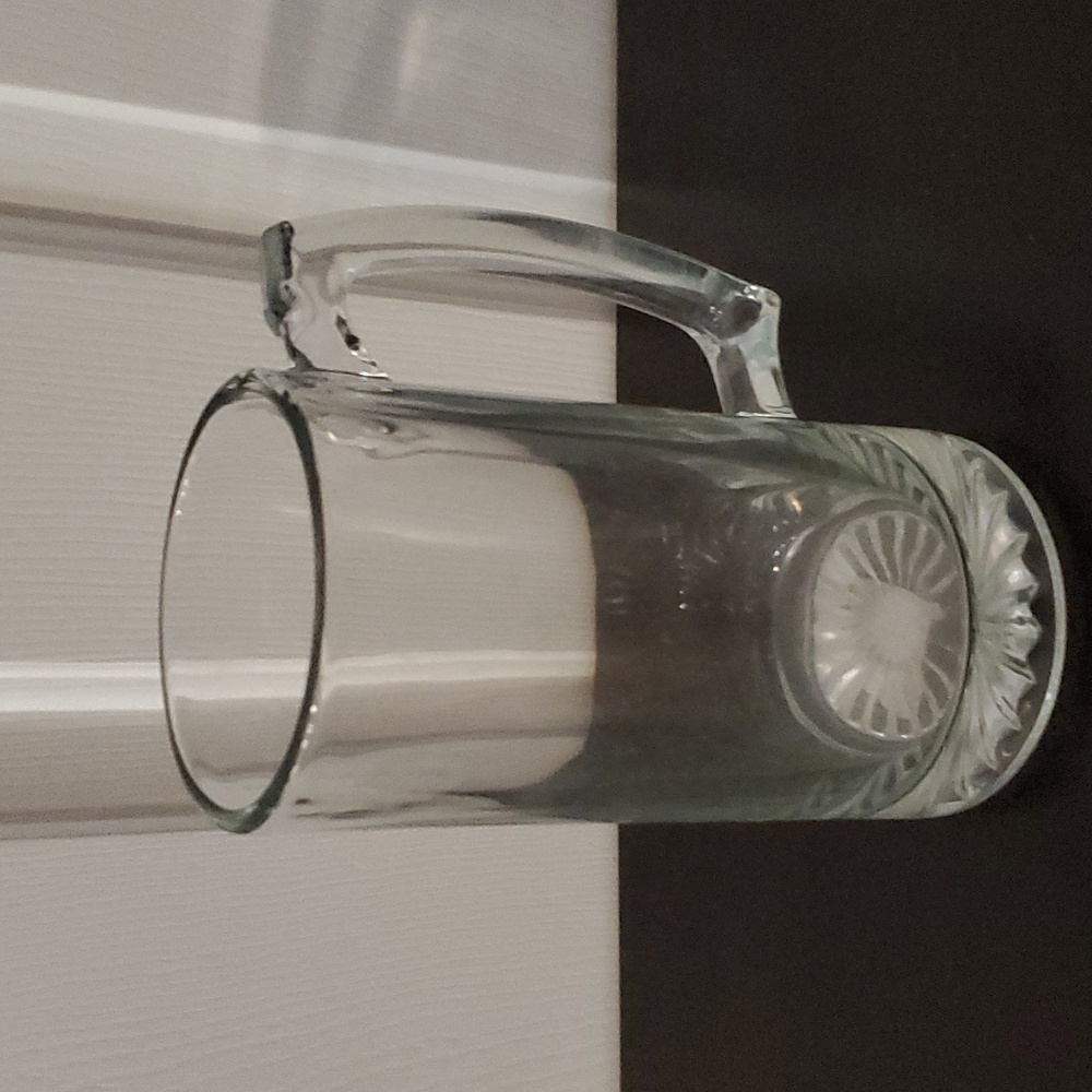 💙NWT Clear Glass Mug -  26.5oz 784ml - ITEM FREE IN A BUNDLE